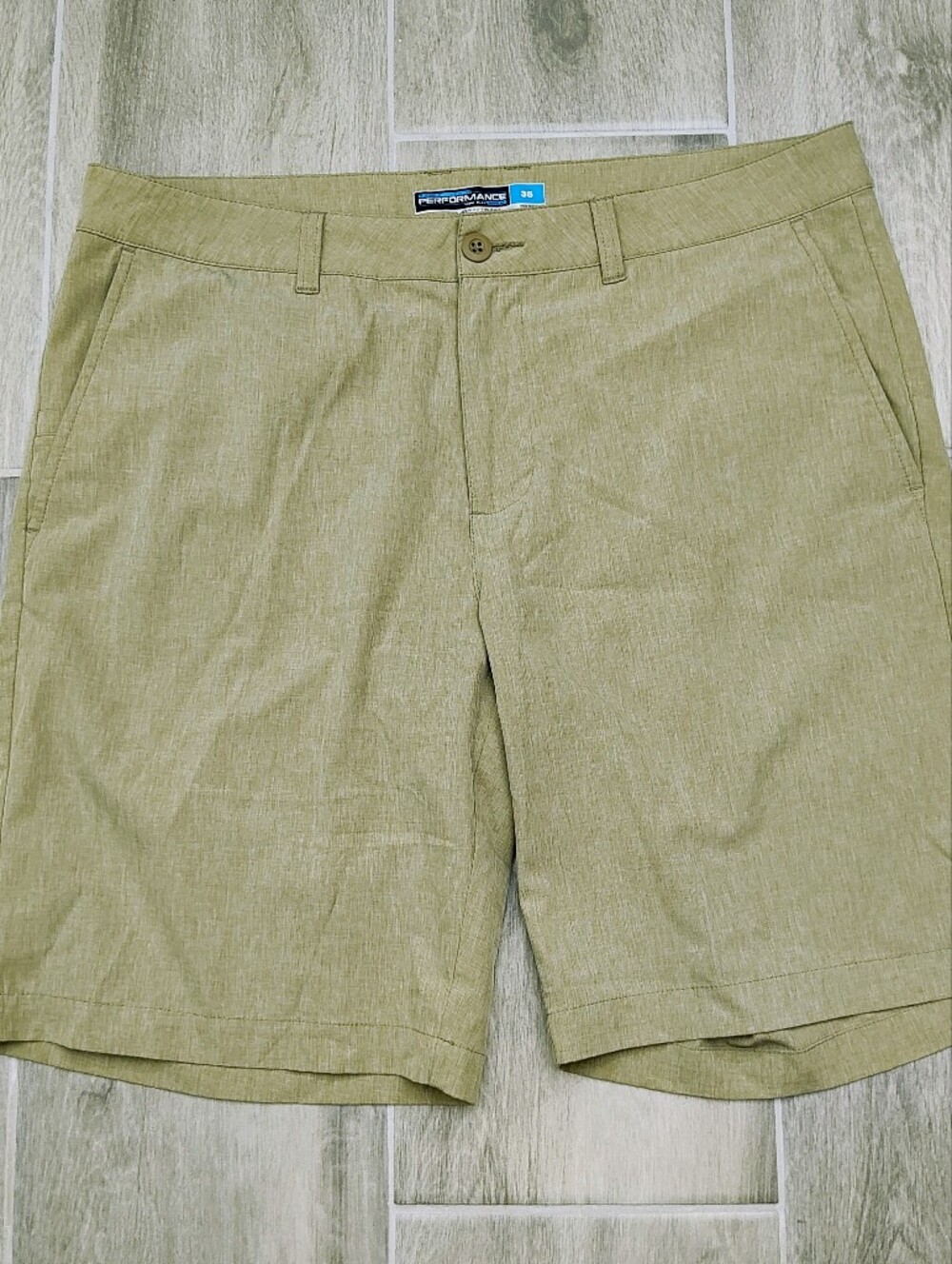 Men's Khaki Performance Shorts